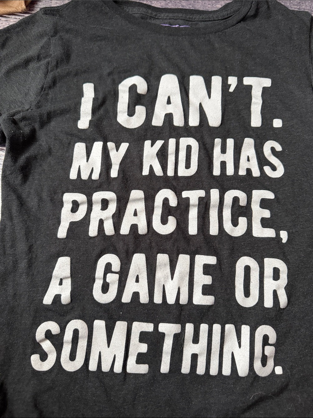 Graphic Tee - 'I CAN'T. MY KID HAS PRACTICE'